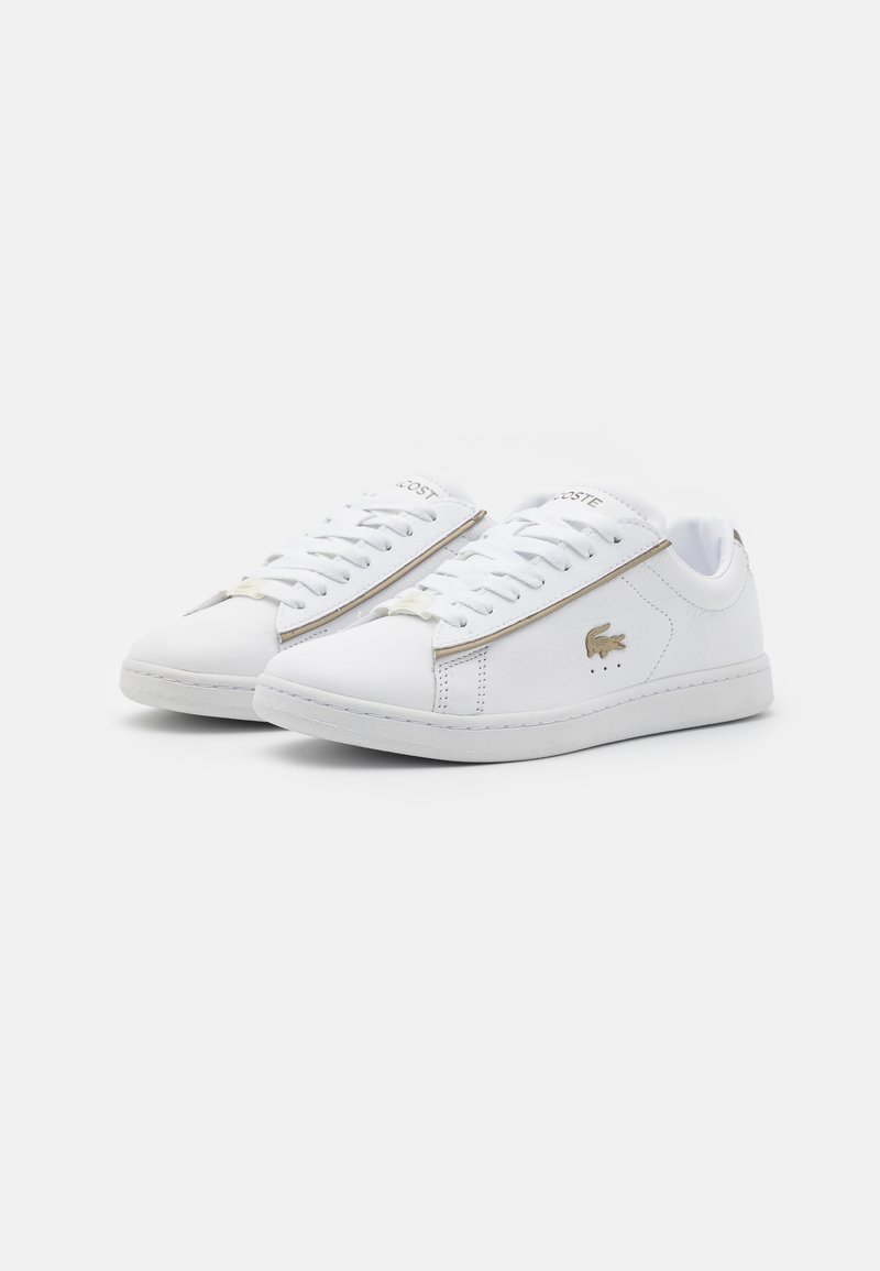 Lacoste Carnaby Evo Baskets Basses White Blanc Zalando Fr