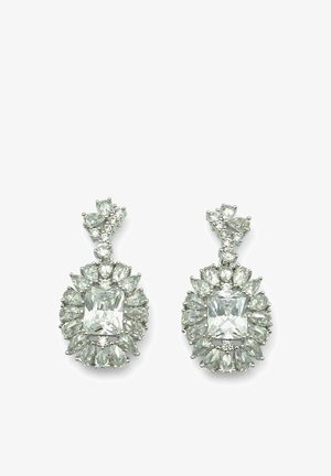 HEBE JEWELS, PARTY & WEDDING - Orecchini - weiss/silver-coloured