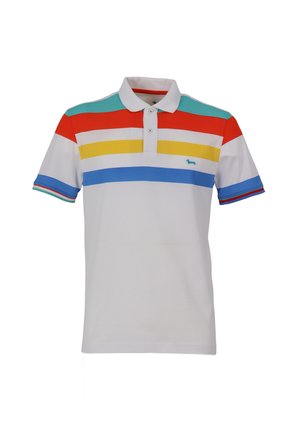 Harmont & Blaine CON FANTASIA RIGHE - Poloshirt - bianco