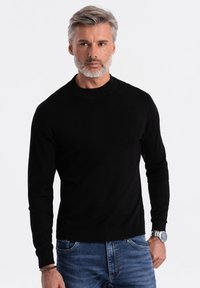 Ombre Strickpullover - black