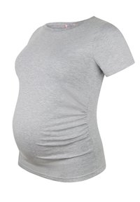 M.M.C. 3ER SET - Camiseta básica - schwarz weiß hellgrau