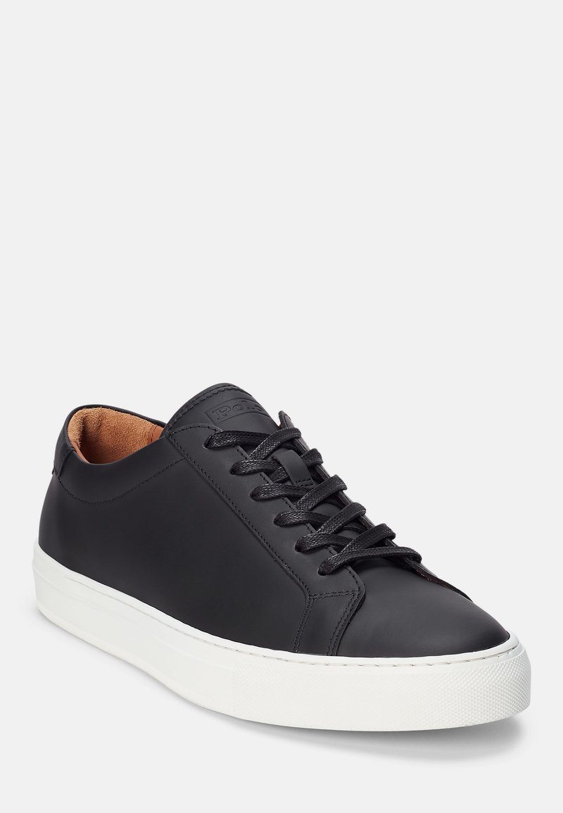Polo Ralph Lauren JERMAIN LEATHER TRAINER Sportcipő black
