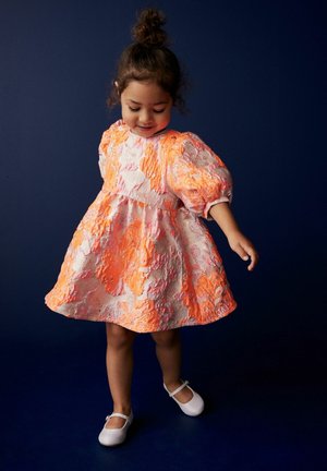 Next FLORAL PROM - Koktejlové šaty / šaty na párty - pink orange