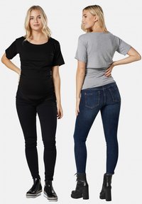 Chelsea Clark 2-PACK BREASTFEEDING - Top - light grey/black