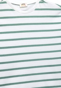 Koton STRIPED - Camiseta estampada - white green
