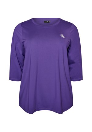 Active by Zizzi, ACTIVE BY ZIZZI - Langarmshirt - lila
