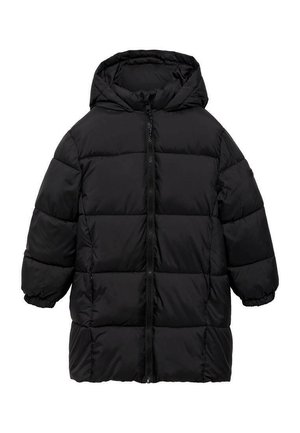 Mango Kids Zimný kabát - black