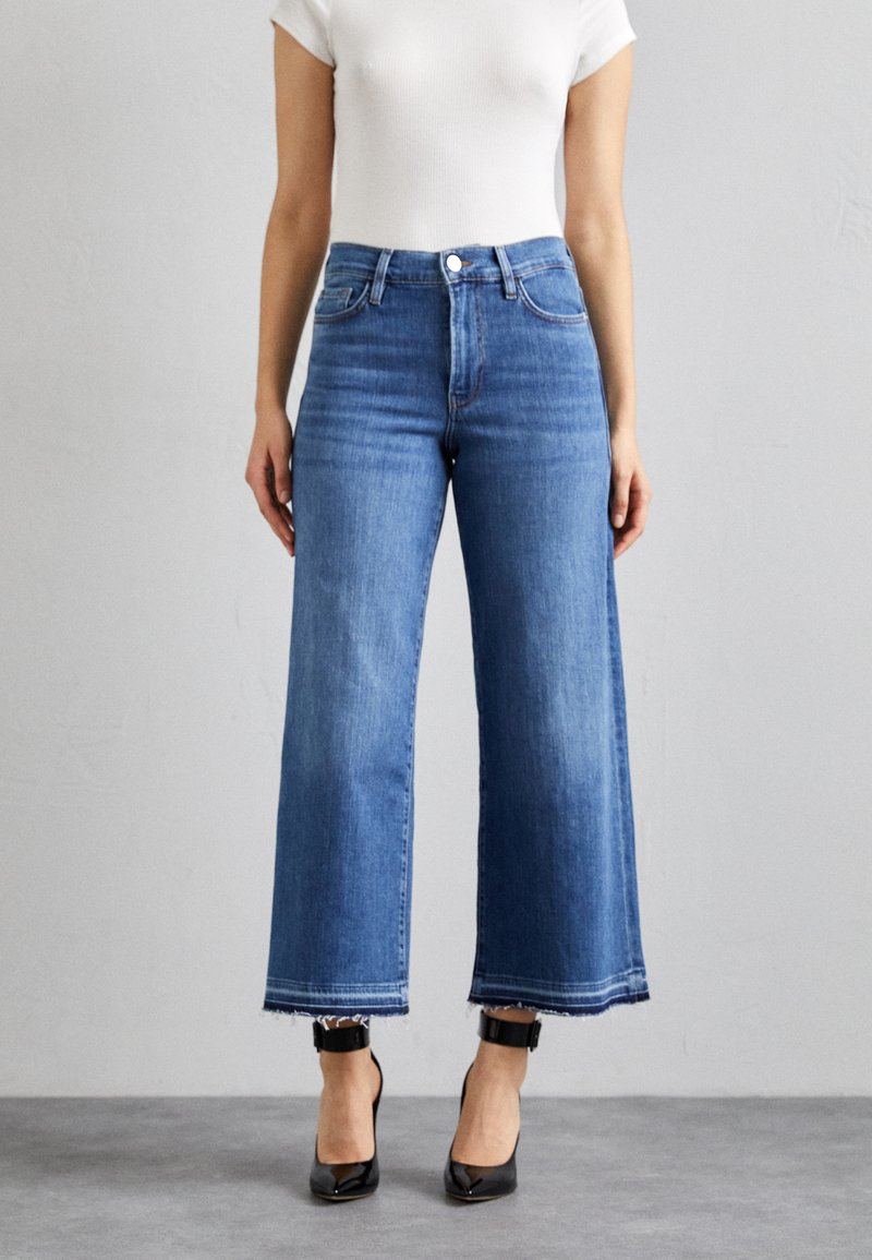 FRAME PIXIE SLIM PALAZZO Flared Jeans jetty/blue denim Zalando.de