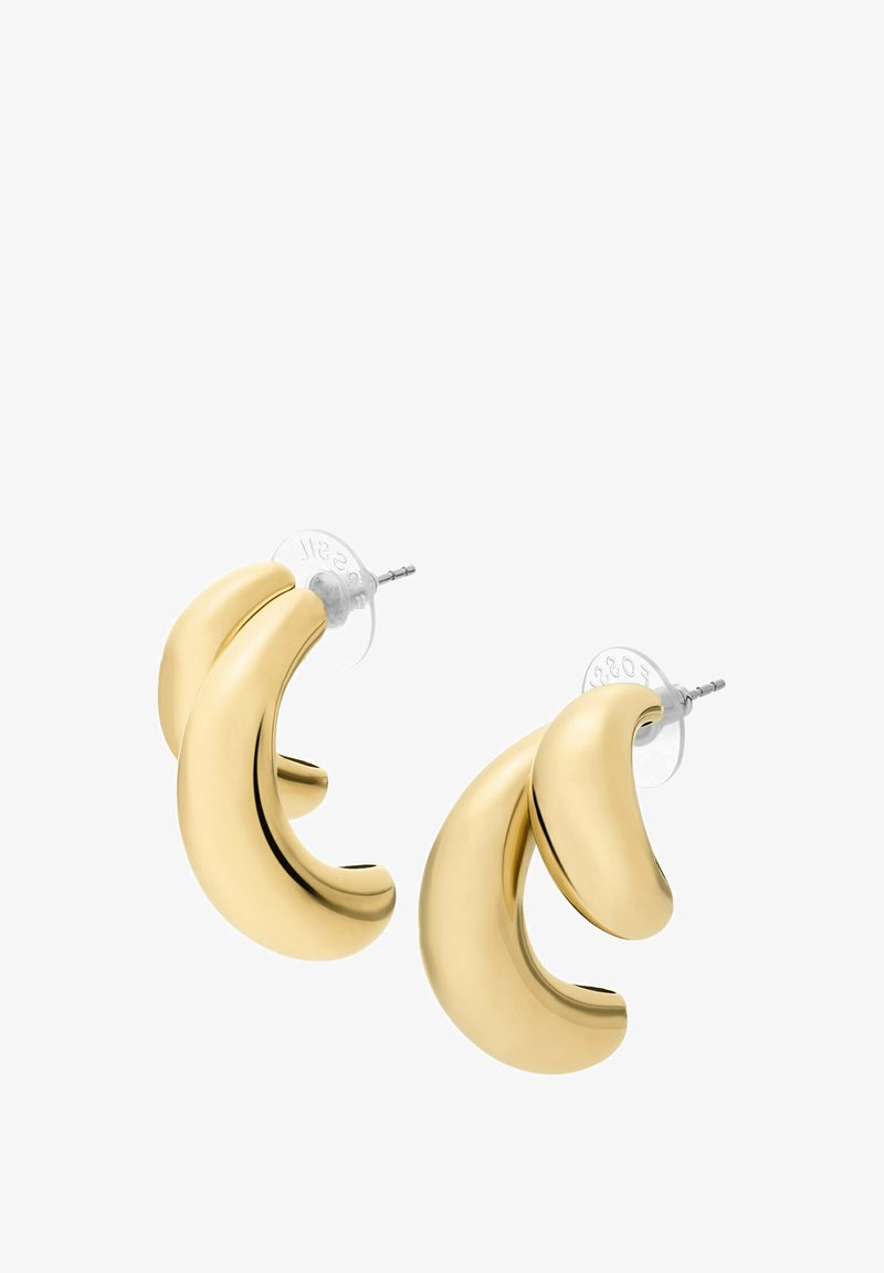 Fossil Boucles d'oreilles - gold-coloured
