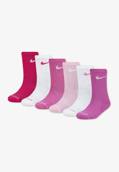 Nike Sportswear PERFORMANCE BASIC CREW 6 PACK - Șosete - vivid pink