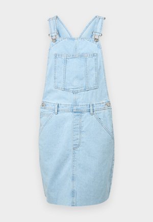 ONLY, ONLJOY LIFE SPENCER DRESS - Denimové šaty - light blue denim