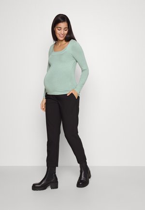 Anna Field MAMA MATERNITY BASIC LONGSLEEVE 2 PACK - Μπλούζα με μακριά μανίκια - pink/light green