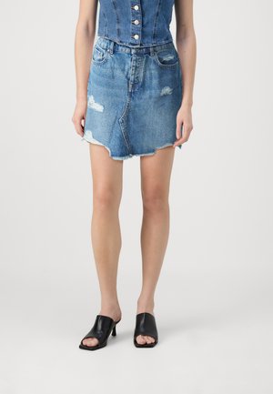 ONLSKY SKIRT - Farmerszoknya - medium blue