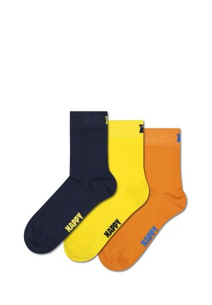3-PACK SOLID CREW  - Socks - blue