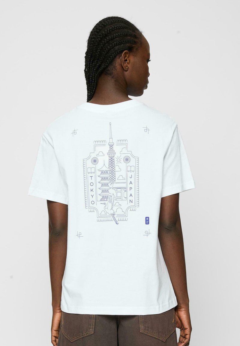 Mister Tee TOKYO CITY TEE - T-shirt print - white