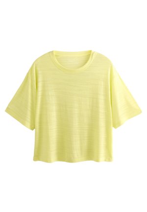 REGULAR FIT-ACTIVE CREW NECK LIGHTWEIGHT BOXY - T-shirt basic - bright yellow