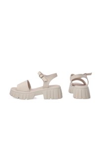 VENEZIA Sandály na platformě - beige