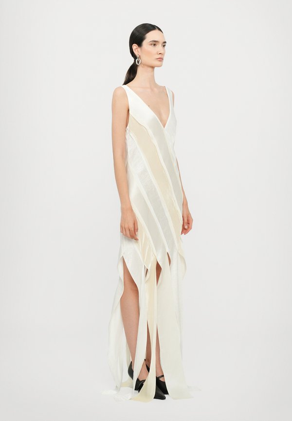 BLANCHE MAXI PATCHWORK DRESS - Occasion wear - ivory2
