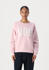 UGG MADELINE FUZZY LOGO CREW NECK - Sportska majica - ashen rose