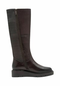Tamaris Laarzen met sleehak - mocca nappa