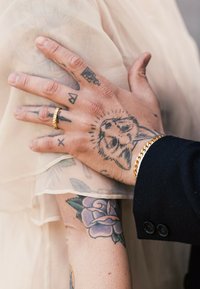 IX STUDIOS IX CRUNCHY CLASS - Ringe - gold plated