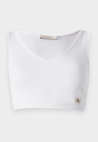 WOVEN LABEL BRALETTE - Toppi - brilliant white