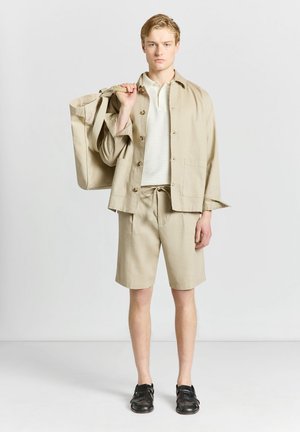 Calliope, CAMICIA TINTA UNITA - Hemd - beige