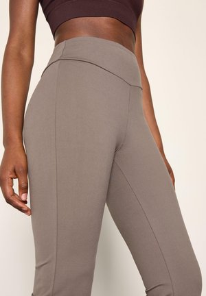 Lindex, LINDEX FLARED LEGGINGS LINDEX - Legging - dark khaki