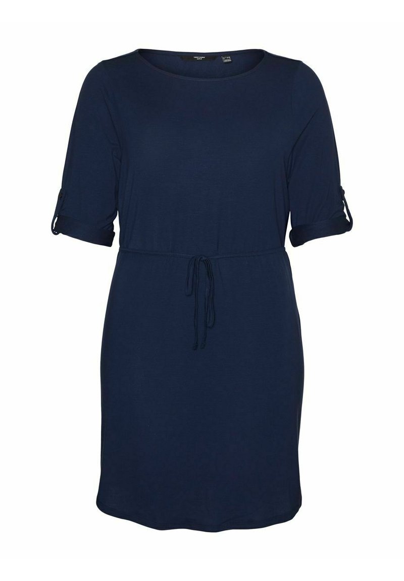 Vero Moda Curve Jerseyjurk donkerblauw Vero Moda Curve Jerseyjurk donkerblauw