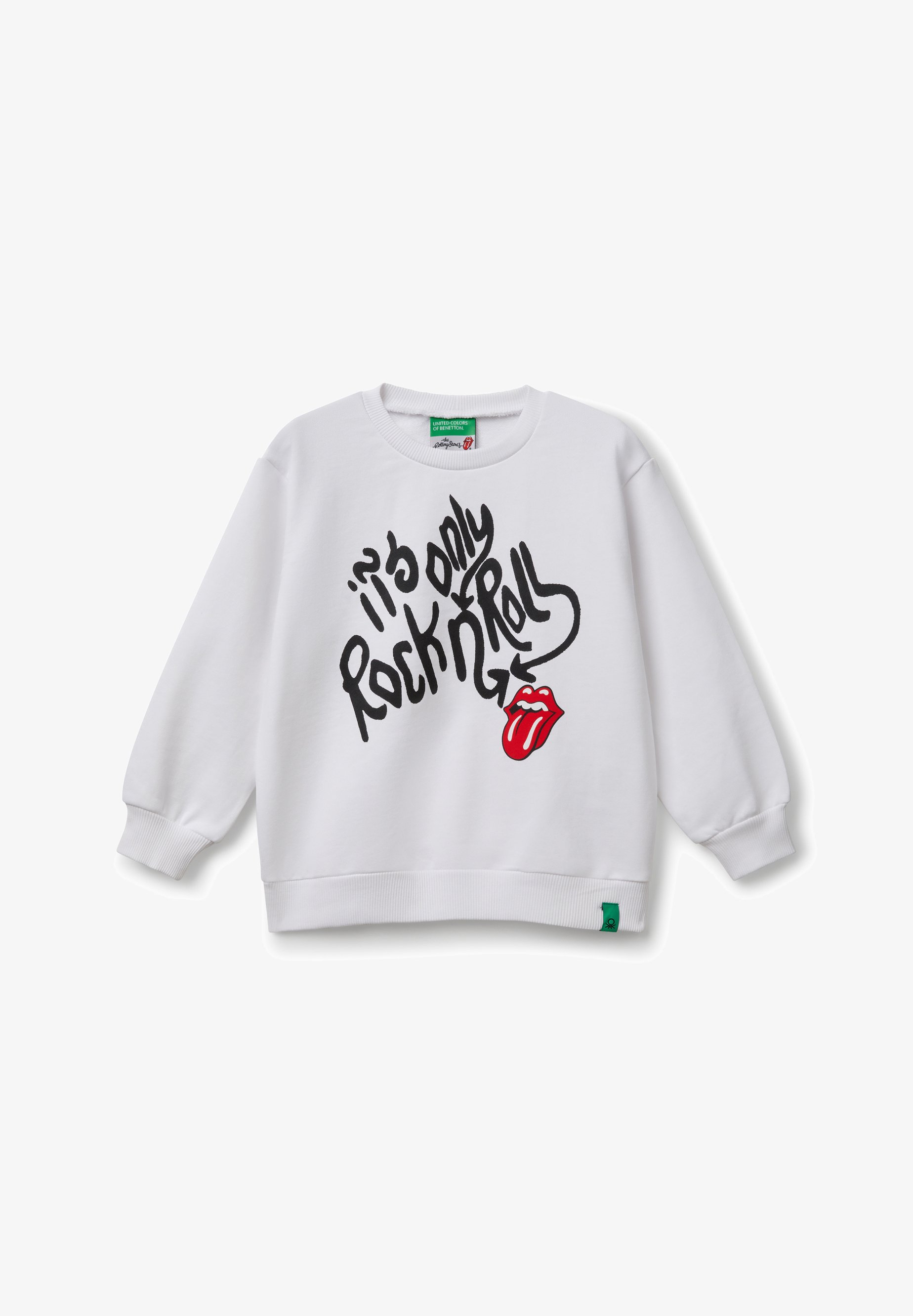 United Colors of Benetton THE ROLLING STONES Sweatshirt white