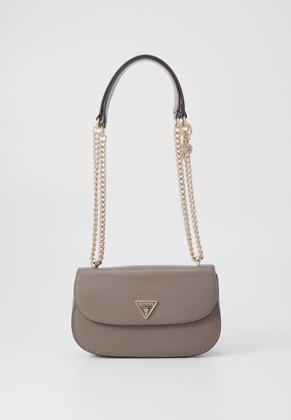 DARYNA CONVERTIBLE XBODY FLAP - Cross body bag - dark taupe