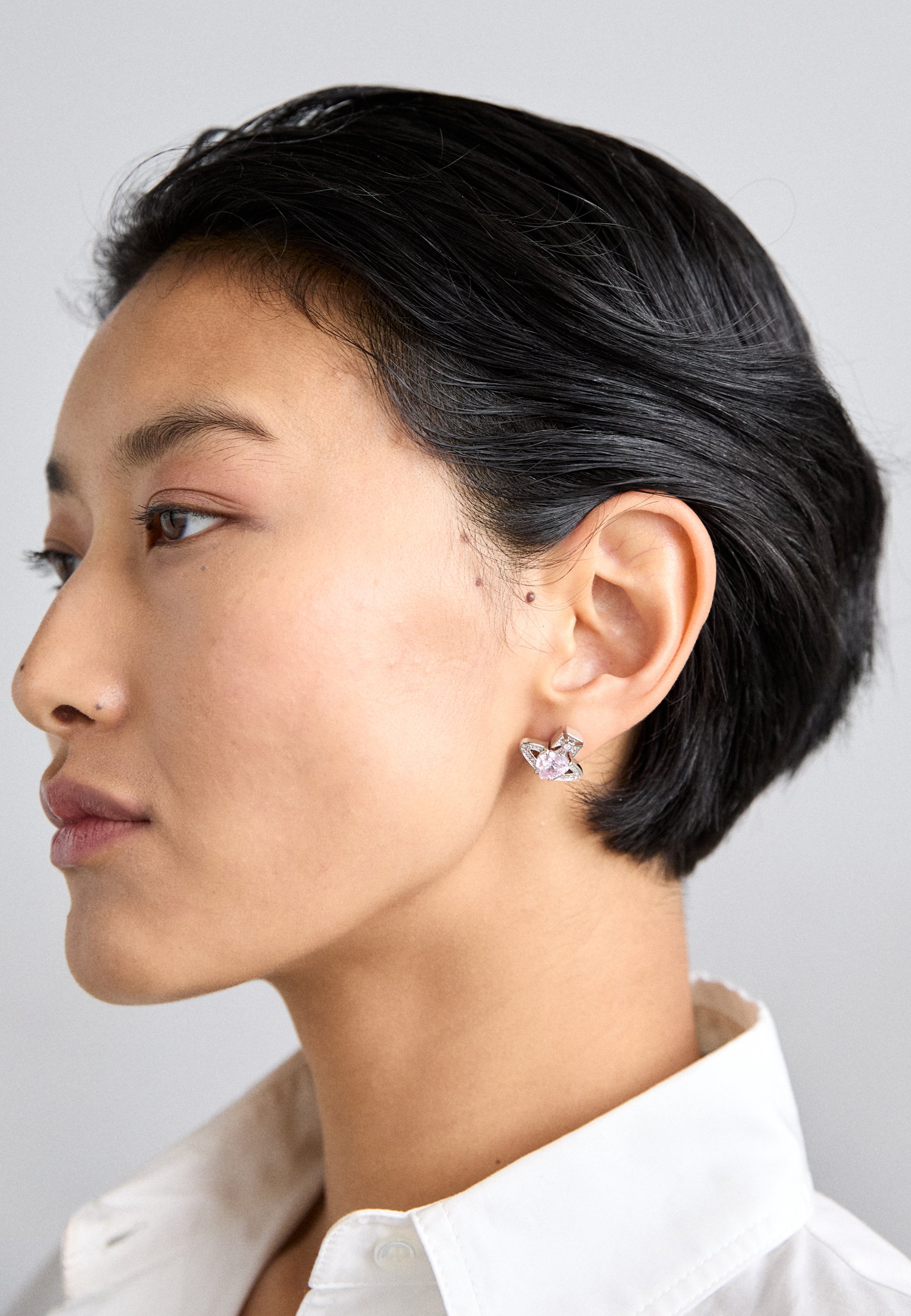 orb earrings pink vivienne westwood ariella earrings gold