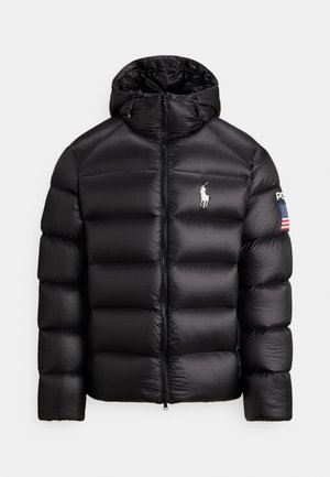 OLYMPICS THE HAWTHORNE FLAG DOWN JACKET - Tollkabát - polo black