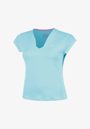 BIDI BADU, T-SHIRT V-NECK T-SHIRT W - T-Shirt basic - petit four logo white