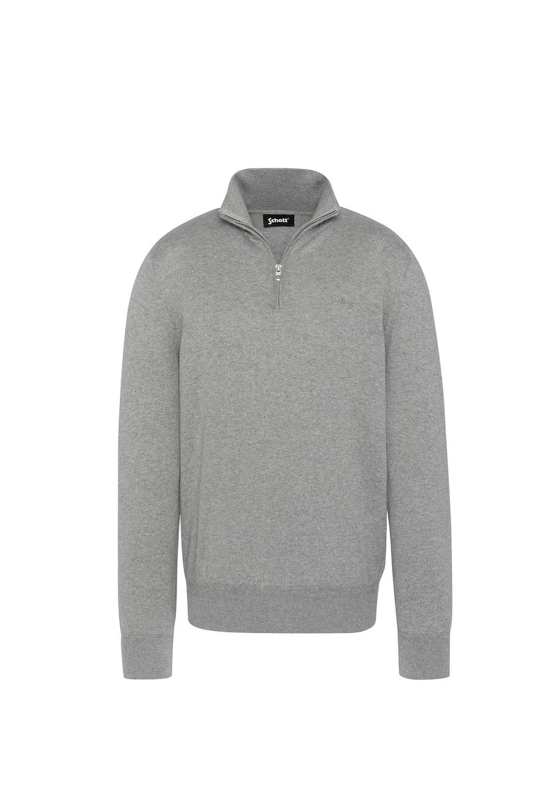 Schott Strickpullover - gris chiné