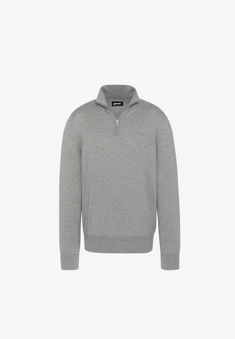 Schott Strickpullover - gris chiné