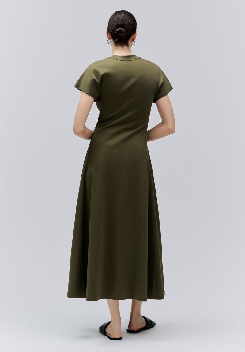 ivy and oak green dress IVY OAK Lace high-neck Dress | Green
