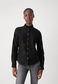 Mos Mosh SHIRT - Bluza z gumbi - black
