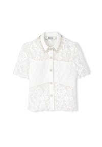 Ipekyol REGULAR FIT - Button-down blouse - ecru/white - Zalando