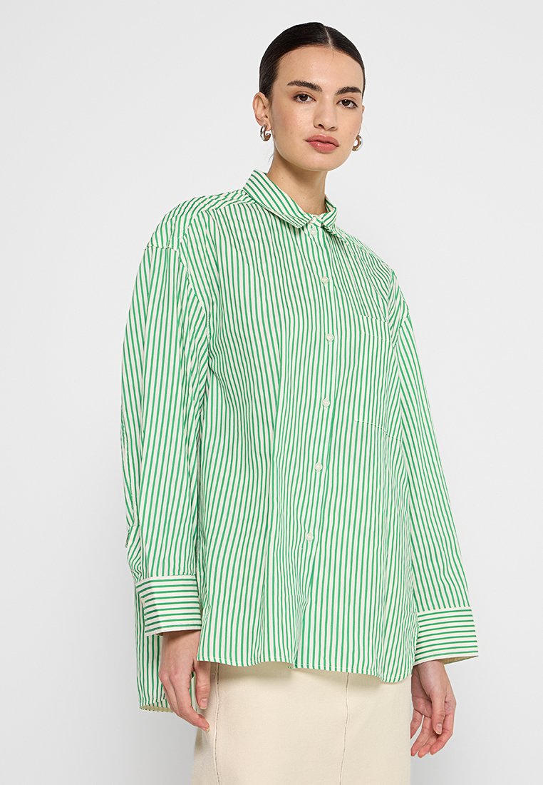 DAY Birger et Mikkelsen Overhemdblouse groen DAY Birger et Mikkelsen Overhemdblouse groen