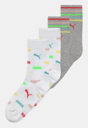 CHILDREN LOGO 4 PACK UNISEX - Socks - white/grey melange