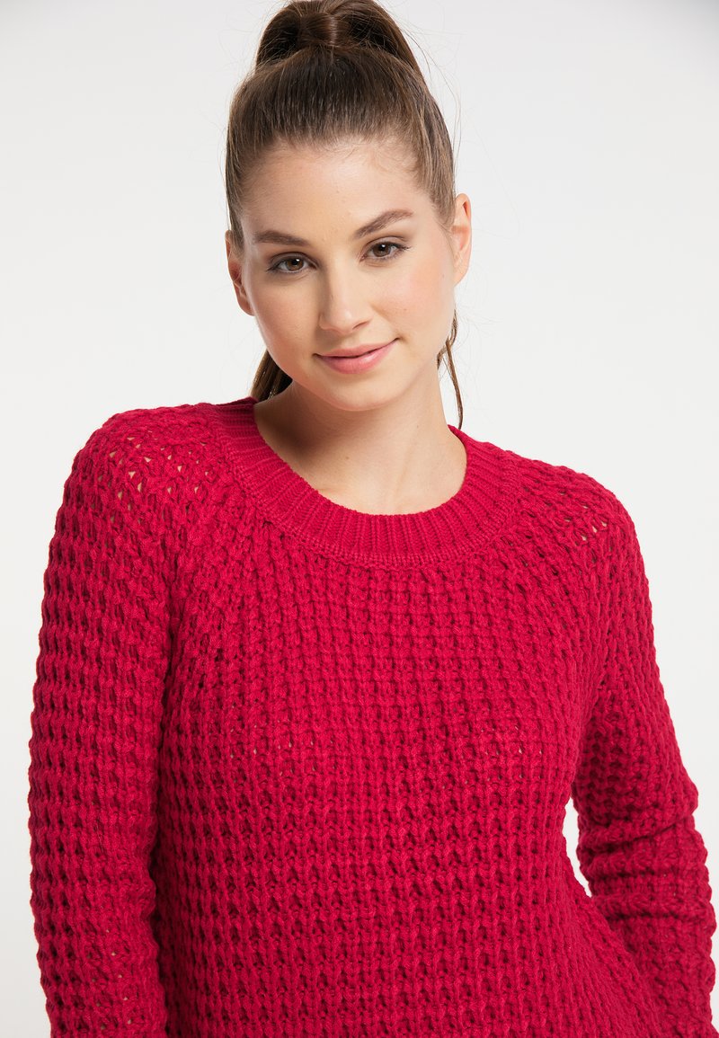 Damen Strickjacken | myMo Strickpullover rot - US36144 Damen Strickjacken | myMo Strickpullover rot - US36144