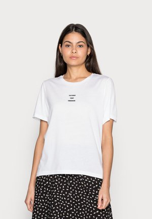 T-shirts med print - white
