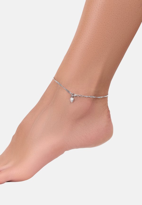 HEART - Fußkettchen - silberfarben