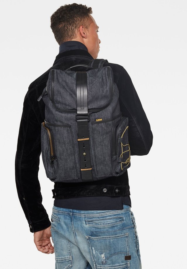 VAAN DAST BACKPACK - Rugzak - raw denim