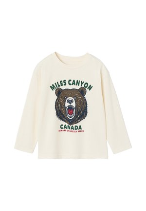 Vertbaudet, VERTBAUDET JUNGEN SHIRT MIT RECYCLING-BAUMWOLLE - Long sleeved top - weiß
