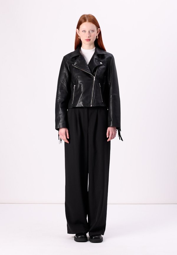 YASVALETTA FRINGE JACKET - Leather jacket2