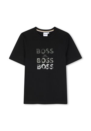 BOSS Kidswear, TEE-SHIRT MANCHES COURTES - T-shirt imprimé - black