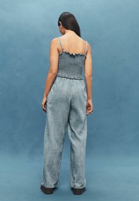 Next WIDE LEG - Overal - bleach denim