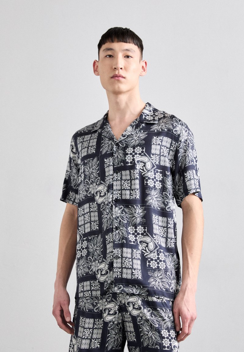 The Kooples - CHEMISETTE - Chemise - navy/white, Agrandir